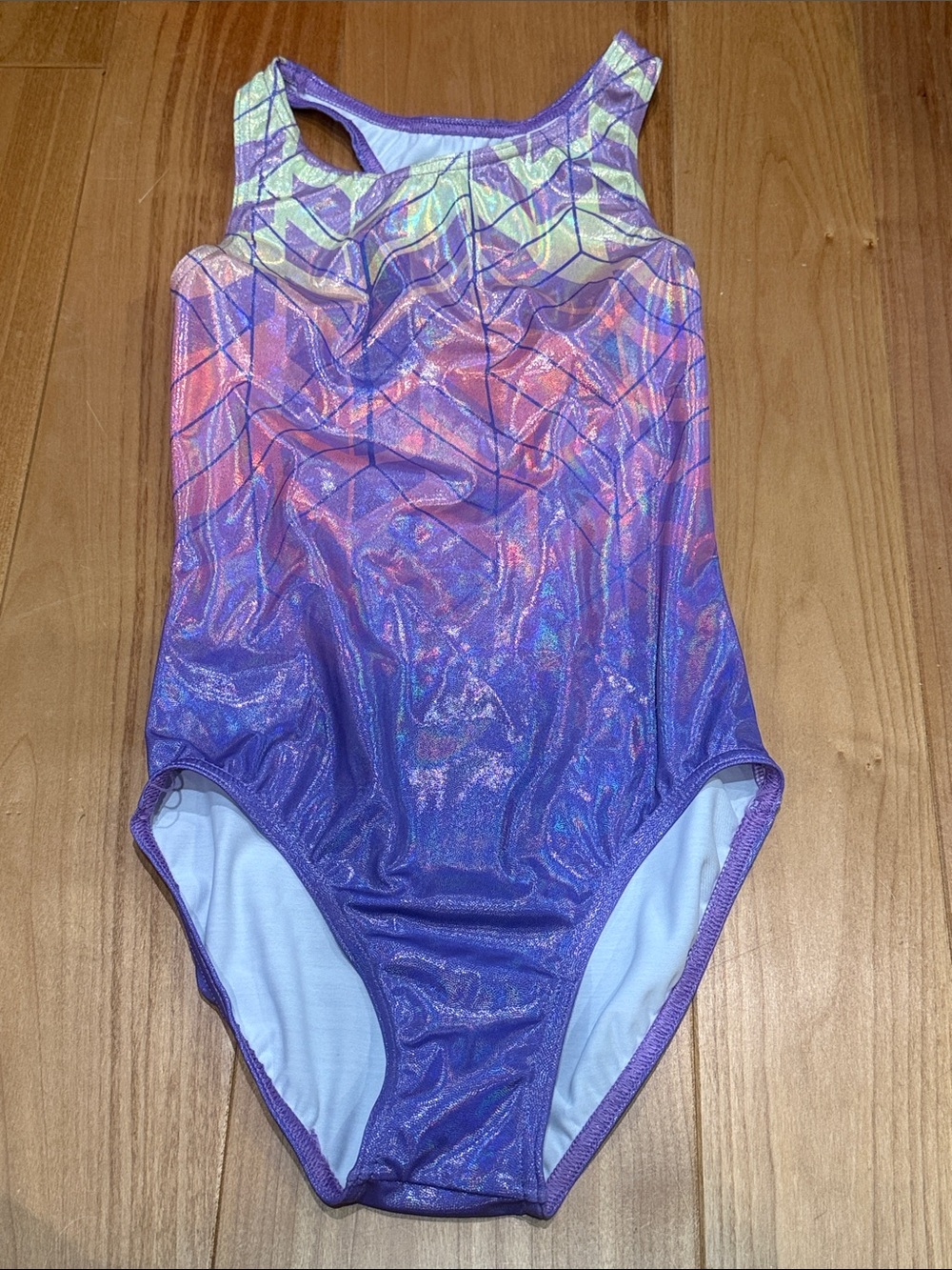 balera Purple Iridescent Girls One-Piece Leotard